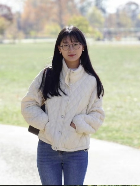 Jiawei Chu outdoors on campus